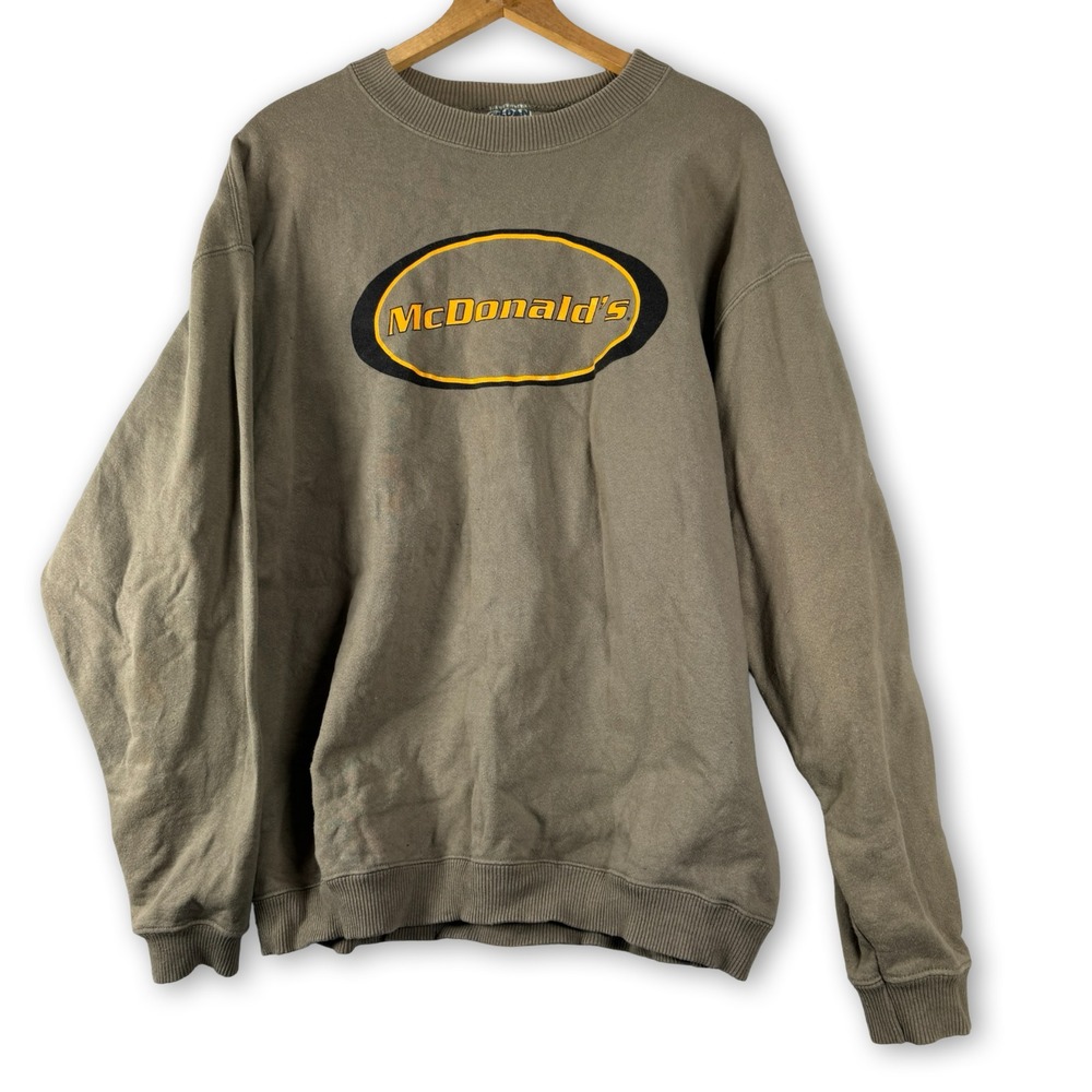 Vintage McDonalds Creneck Logo Sweatshirt 90's Sz XL